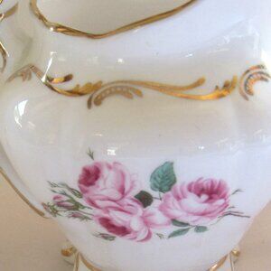 Royal Stafford Bridesmaid Creamer, Finest English Bone China, Gold Trim E111